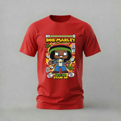 BOB MARLEY Get Up Stand Up Graphic T-Shirt