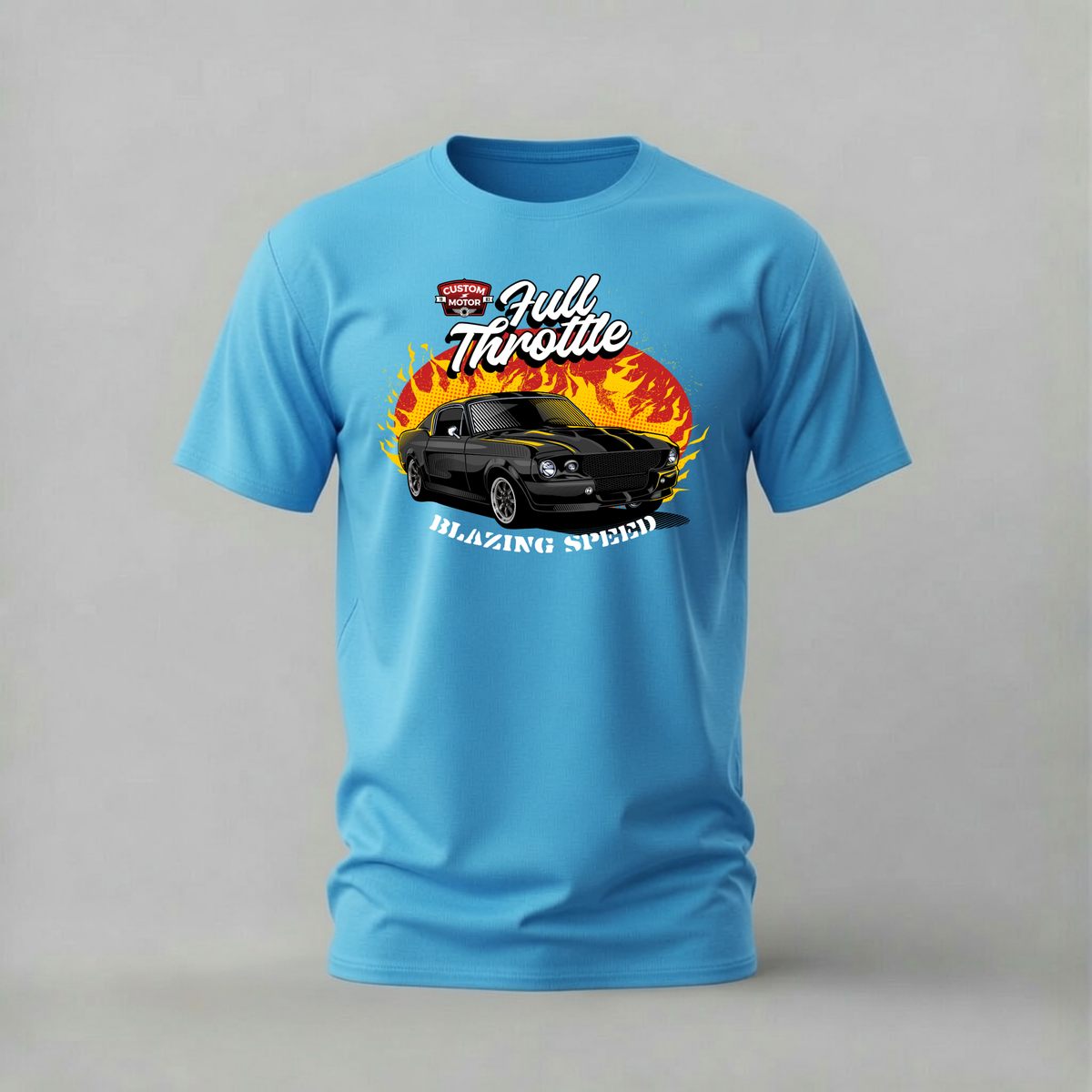 FULL THROTTLE MUSTANG Graphic T-Shirt