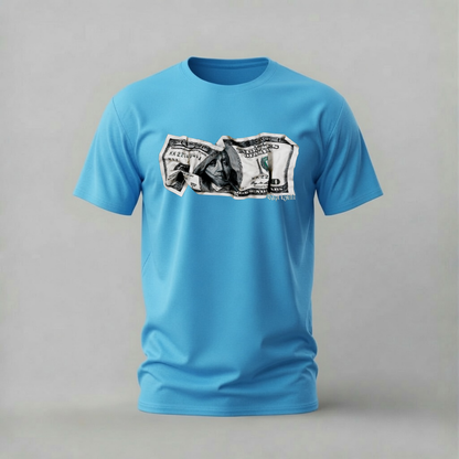 Crumpled Benjamin Represent T-Shirt