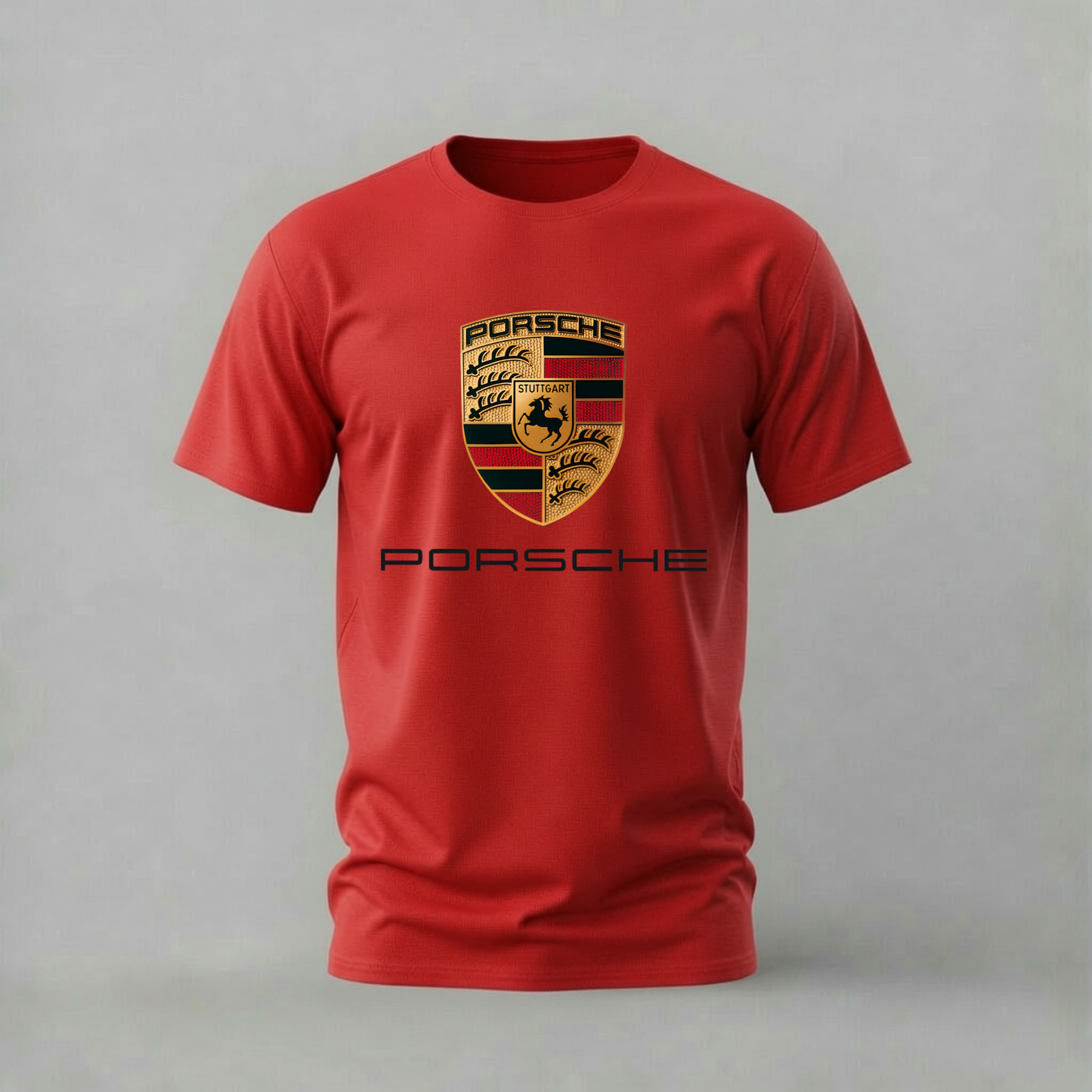 PORSCHE Crest Logo Graphic T-Shirt