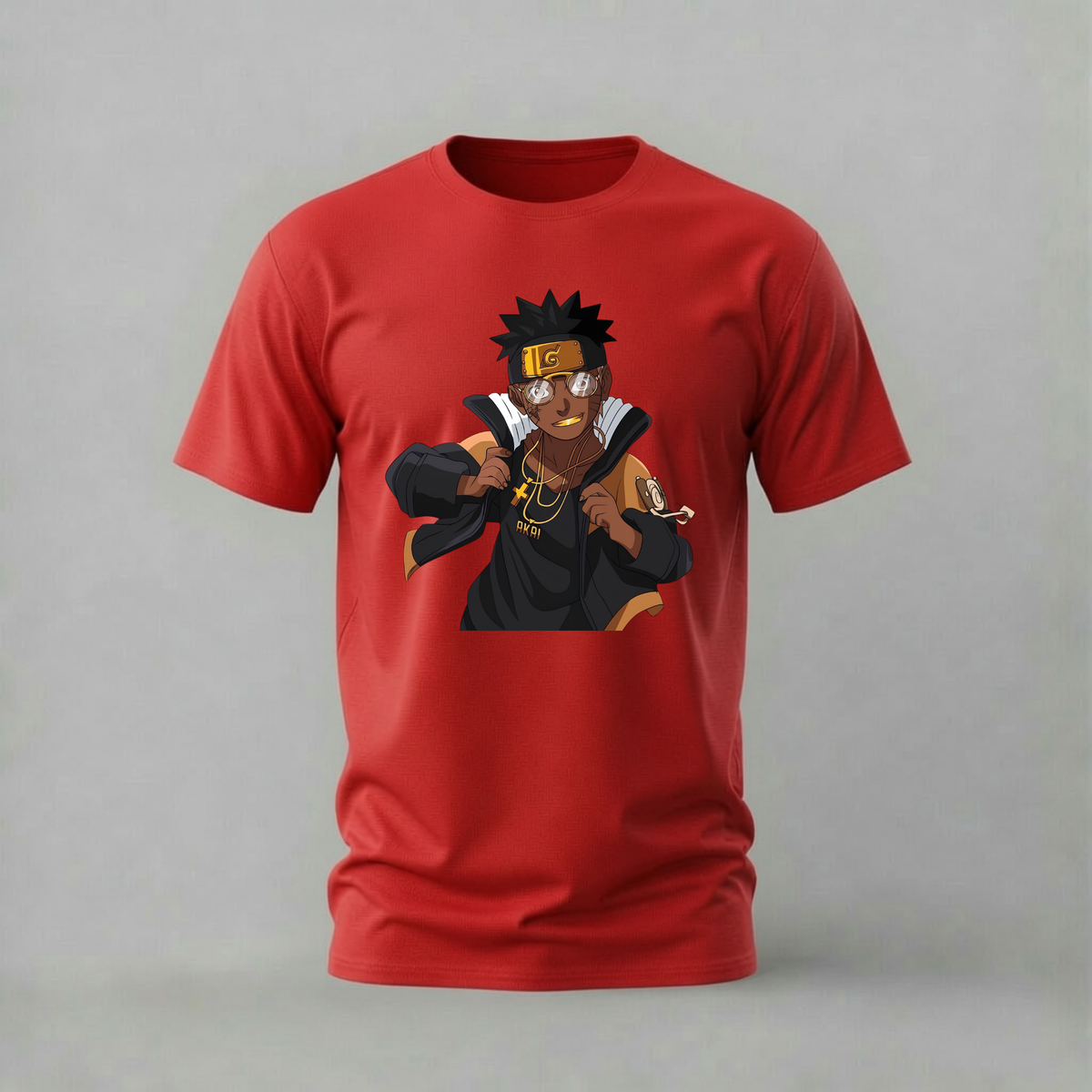 GOLD NARUTO Graphic T-Shirt
