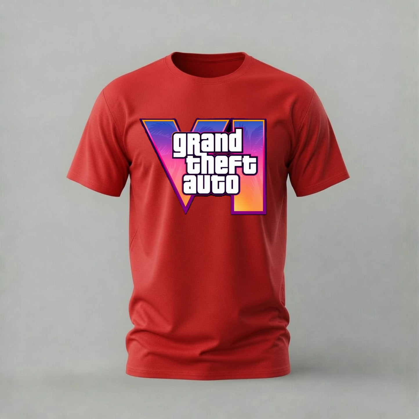 GRAND THEFT AUTO VI Logo Graphic T-Shirt