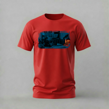 DARK ROOM Illustration Graphic T-Shirt