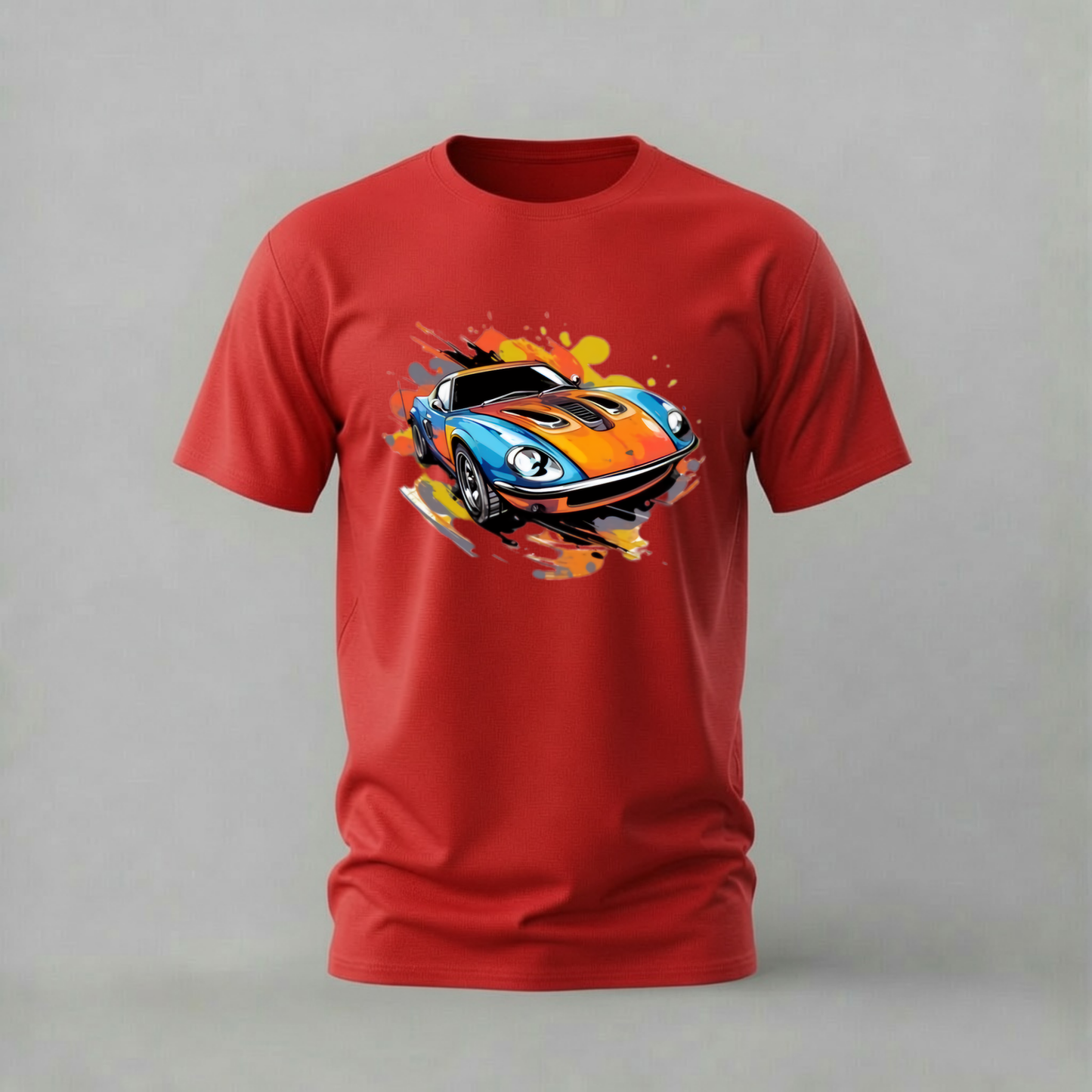 COLORFUL SPORTS CAR Graphic T-Shirt