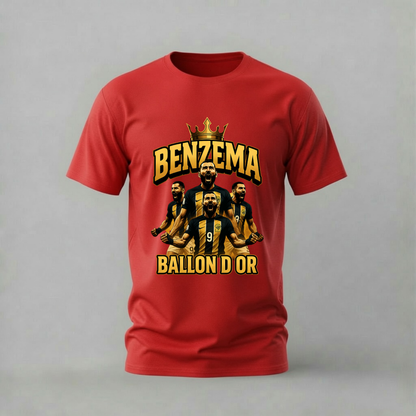 BENZEMA Ballon d'Or Graphic T-Shirt