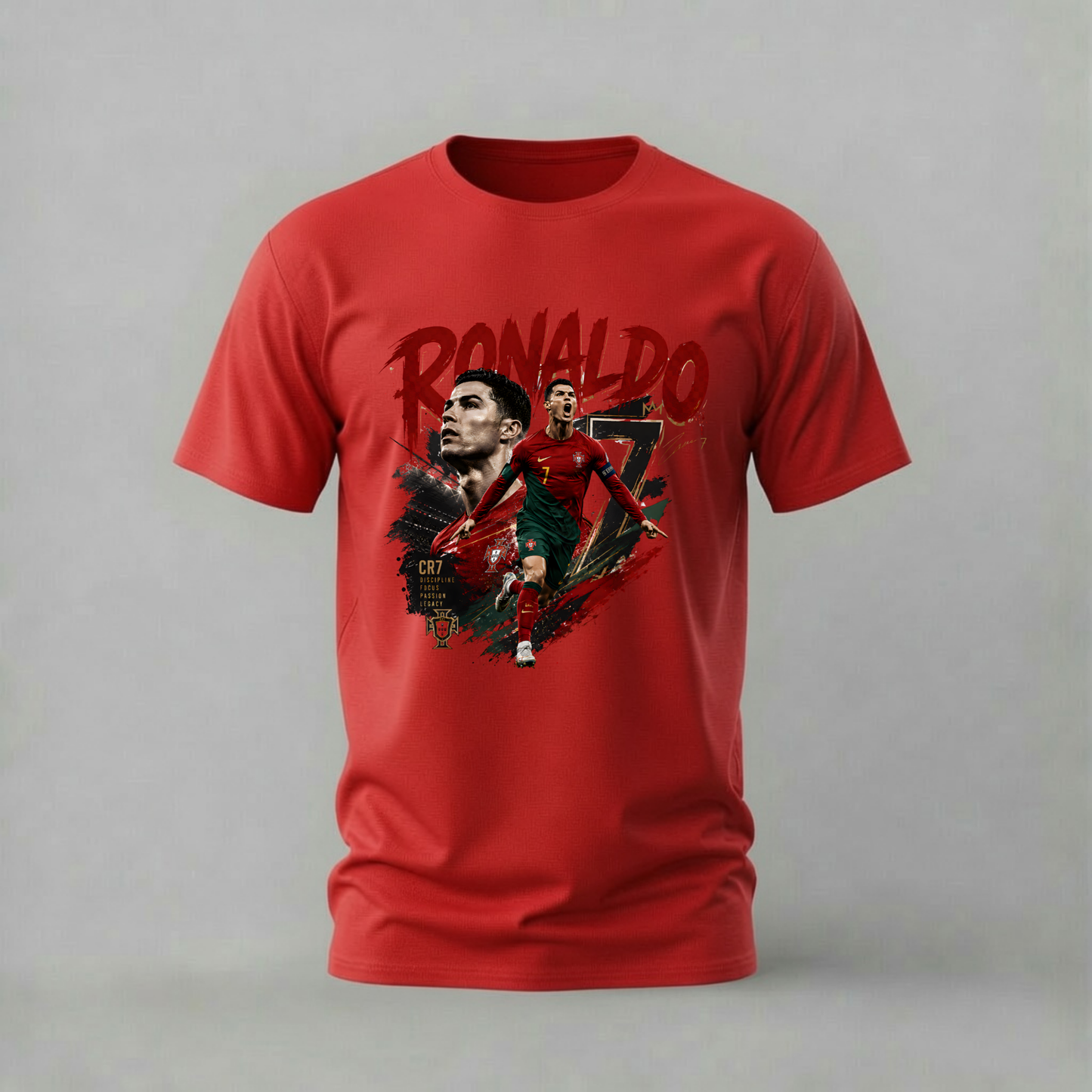 RONALDO CR7 Portugal Graphic T-Shirt