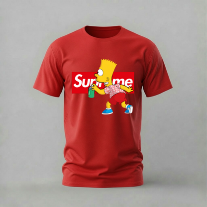 BART SIMPSON Supreme Spray Graphic T-Shirt