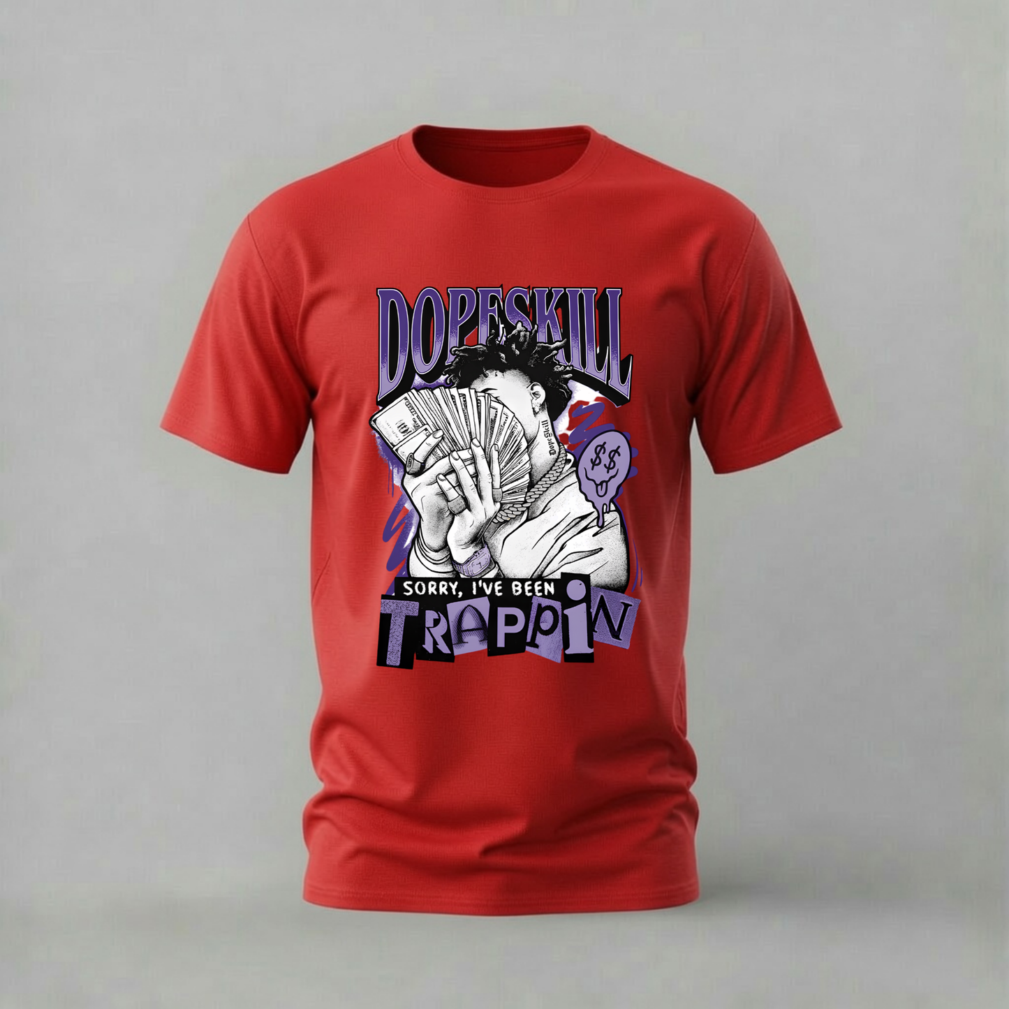 DOPESKILL Trappin Graphic T-Shirt