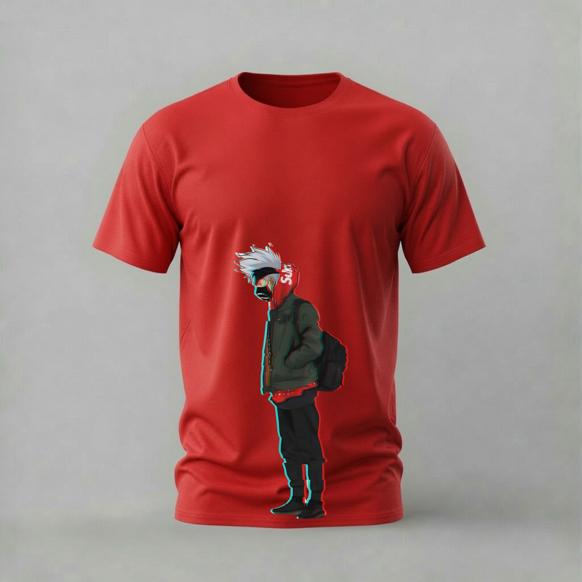 SUPREME KAKASHI Graphic T-Shirt