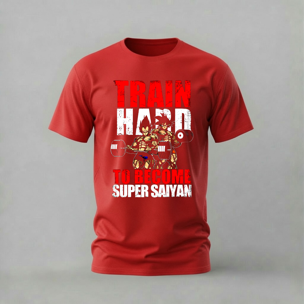 TRAIN HARD SUPER SAIYAN Graphic T-Shirt