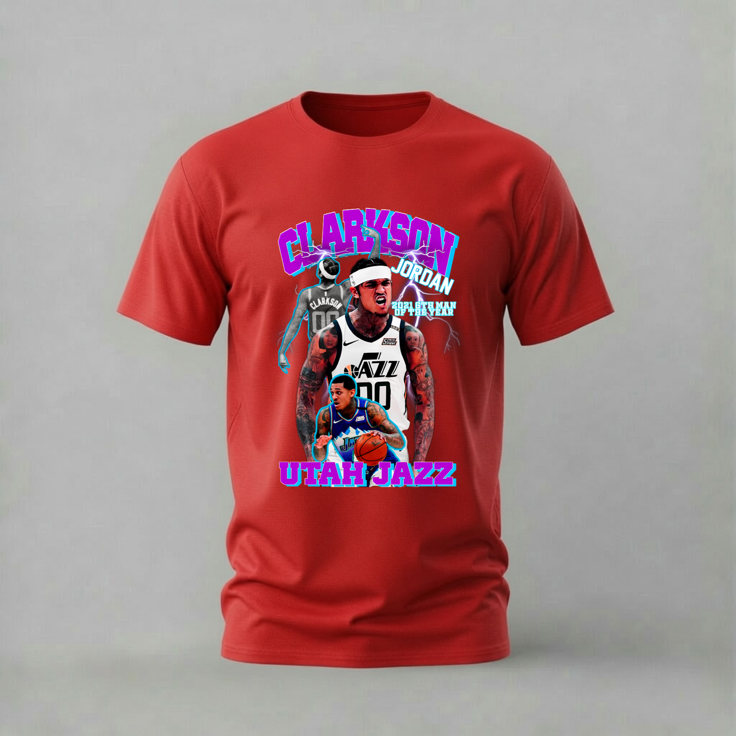 JORDAN CLARKSON Utah Jazz Graphic T-Shirt