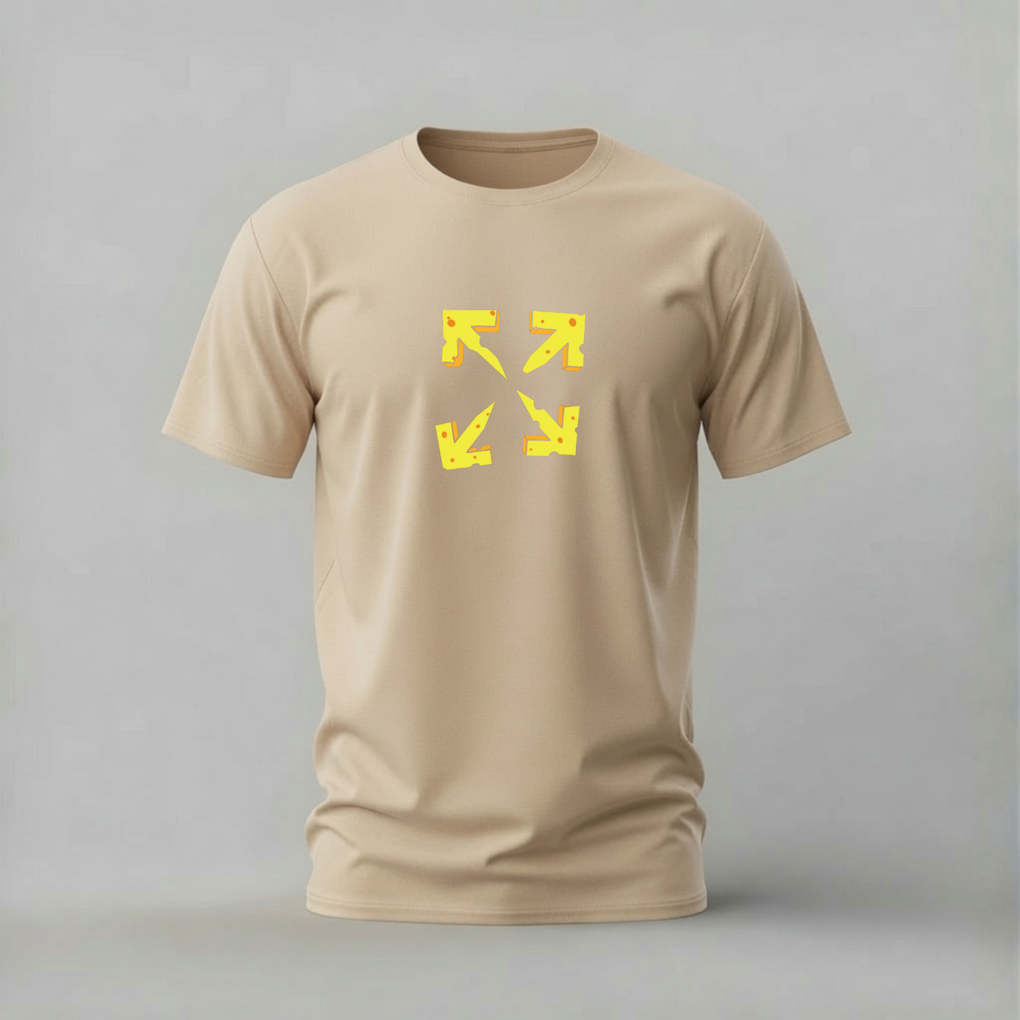 OFF-WHITE Cheese Arrows Graphic T-Shirt