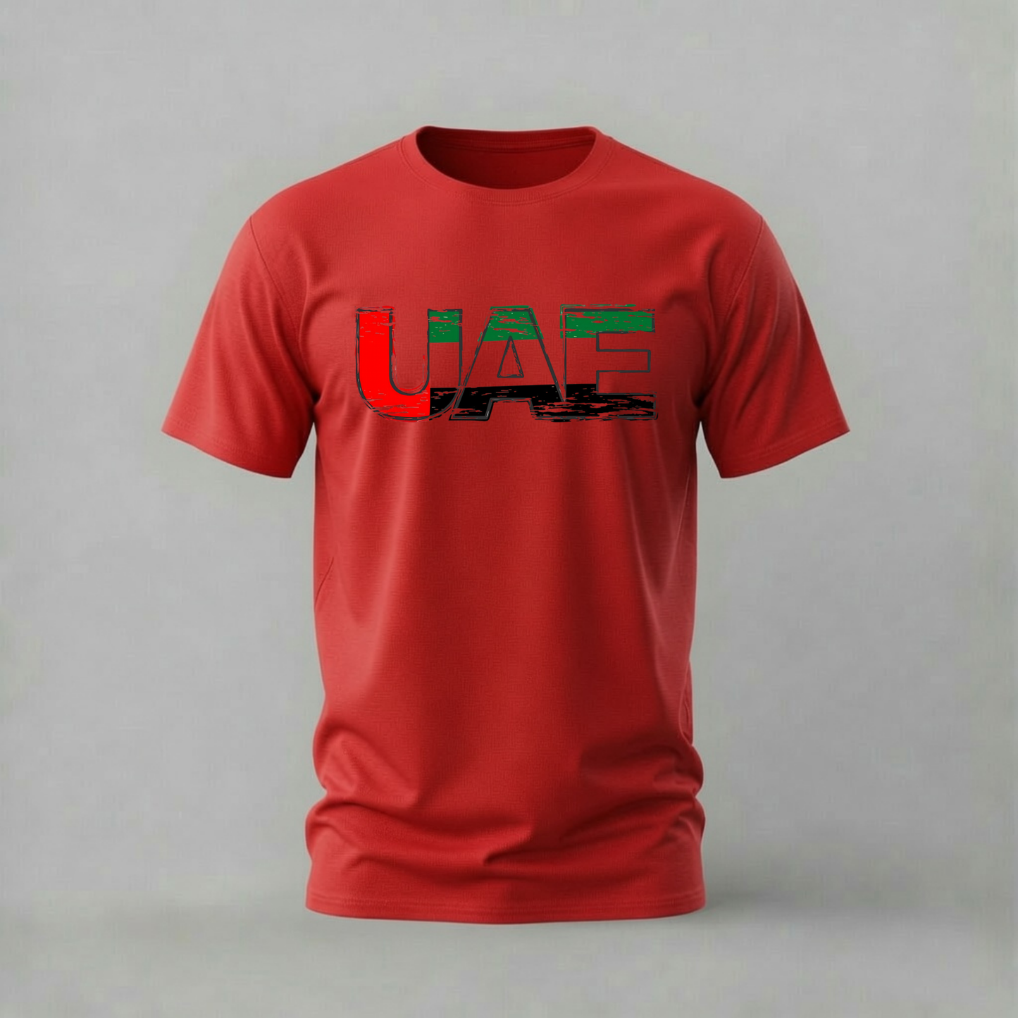 UAE Flag Text Graphic T-Shirt