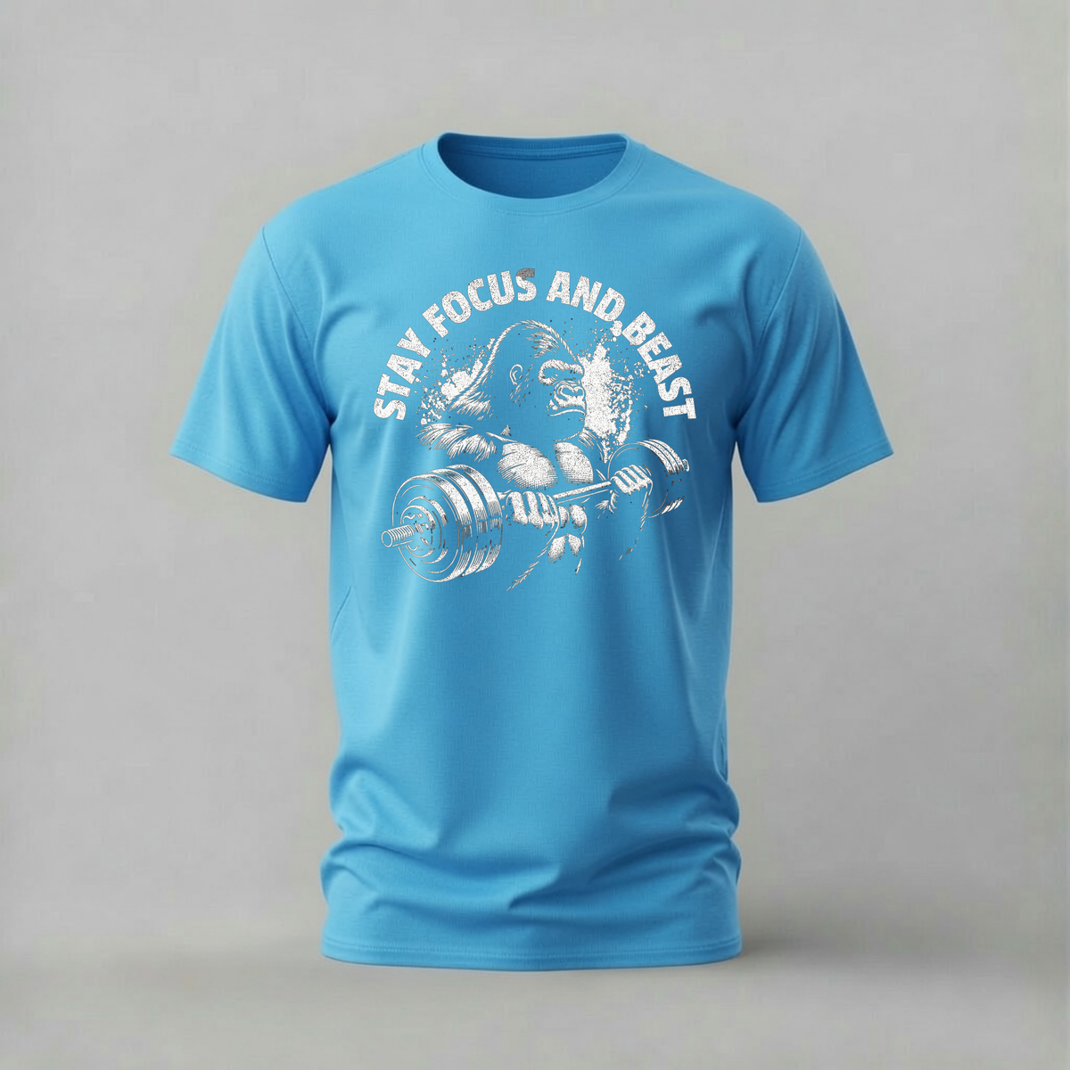 STAY FOCUS AND BEAST Graphic T-Shirt
