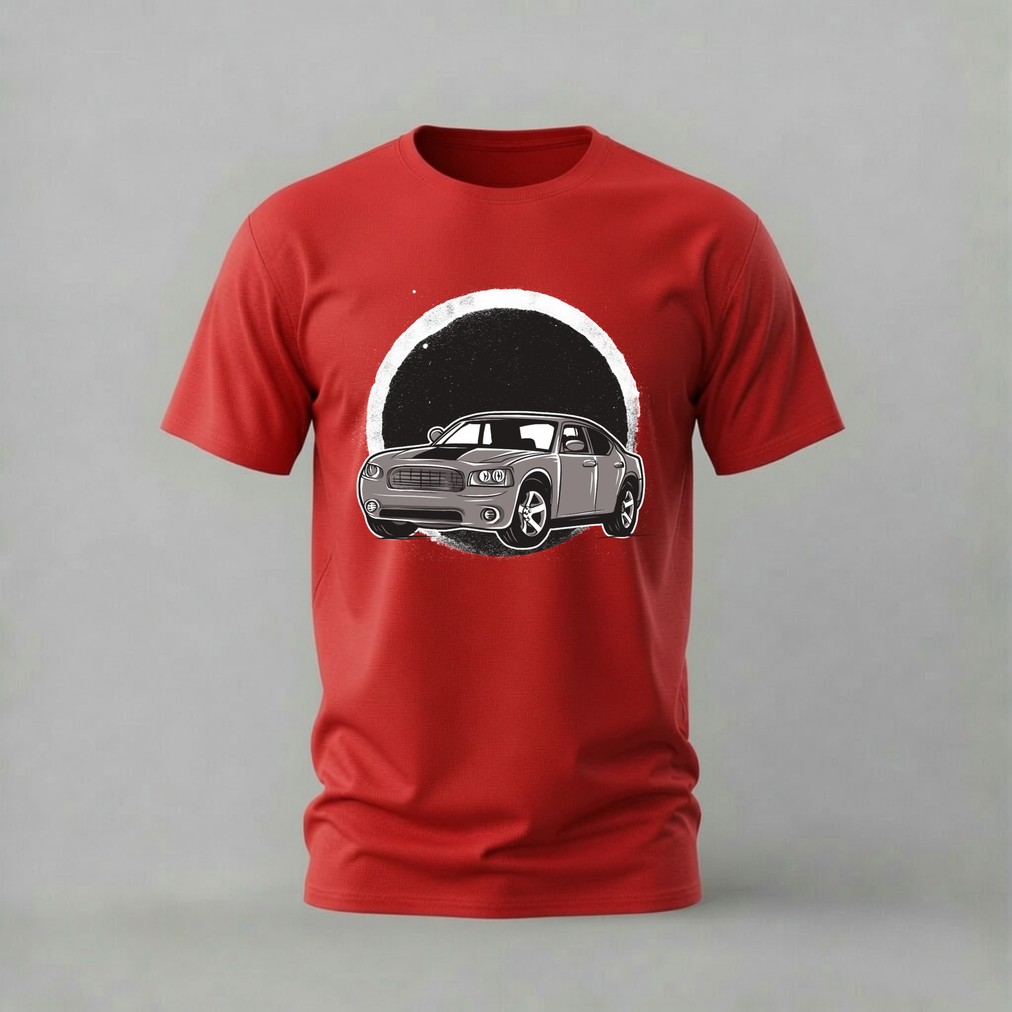 CHARGERS Car Moon Graphic T-Shirt