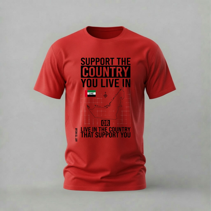 UAE SUPPORT THE COUNTRY Graphic T-Shirt