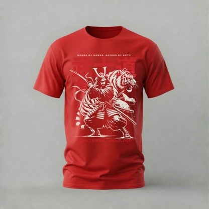 BUSHIDO SAMURAI TIGER Graphic T-Shirt