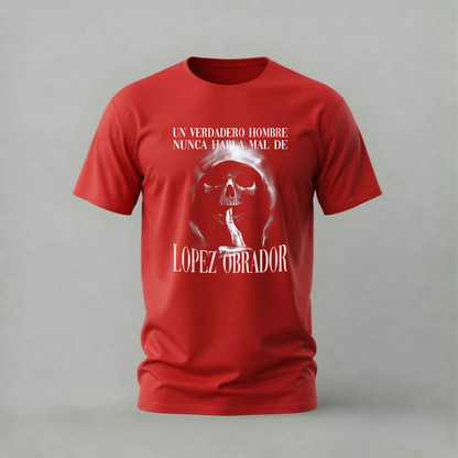 LOPEZ OBRADOR Graphic T-Shirt