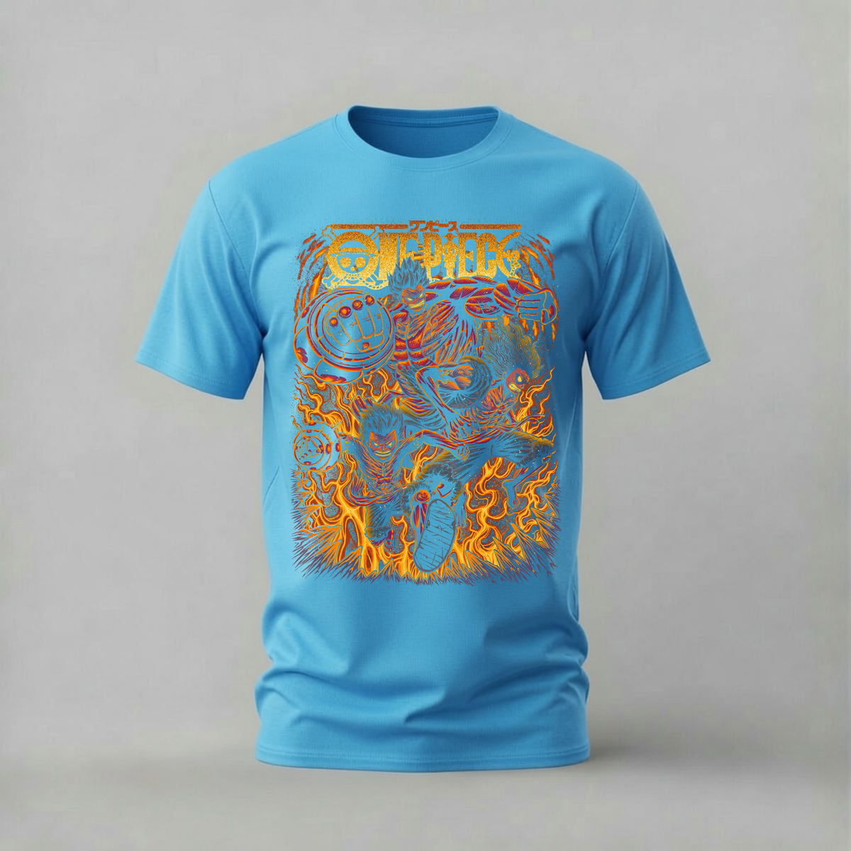 LUFFY GEAR FIRE Graphic T-Shirt