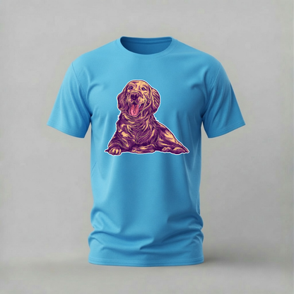 HAPPY GOLDEN RETRIEVER Graphic T-Shirt