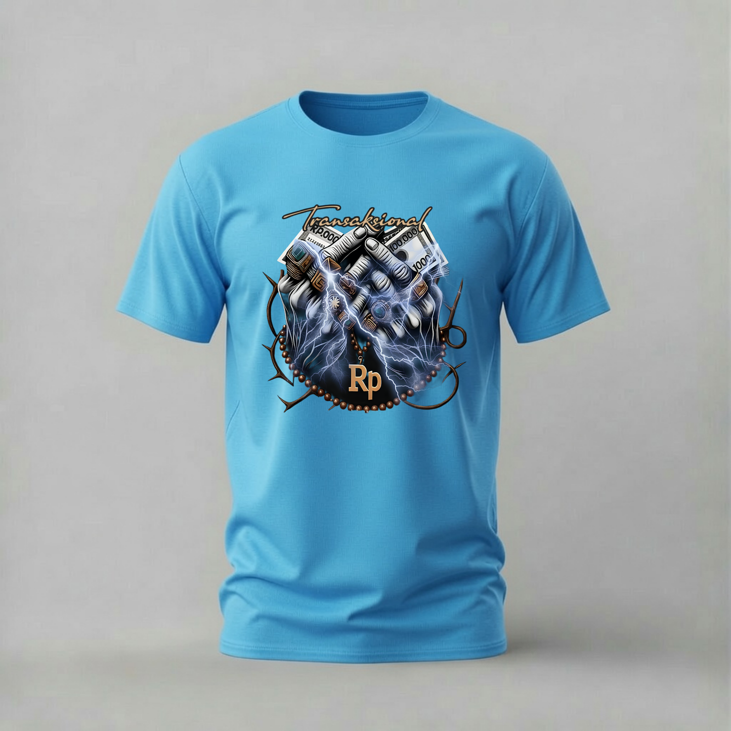 TRANSAKSIONAL Money Hands Graphic T-Shirt