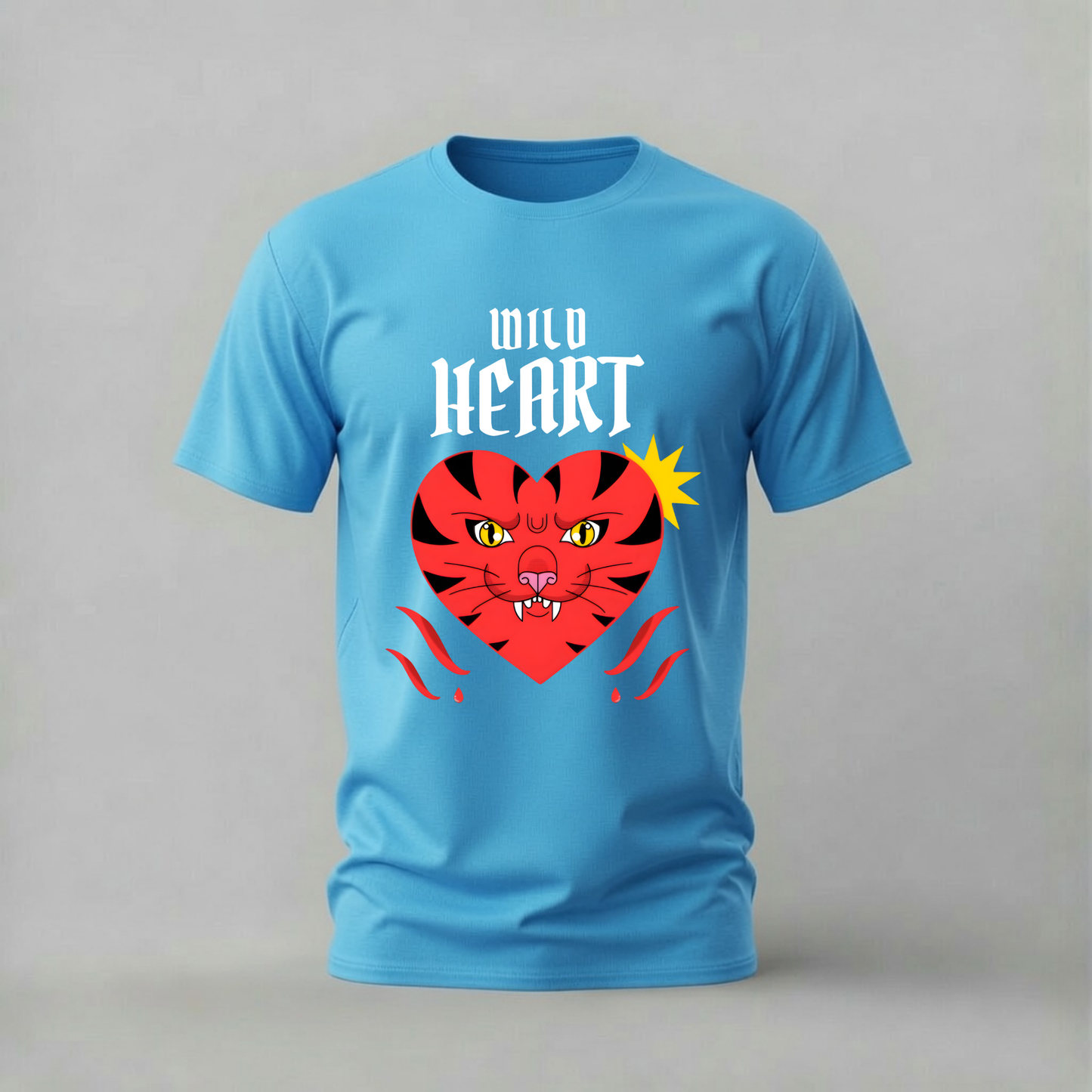 WILD HEART Tiger Graphic T-Shirt