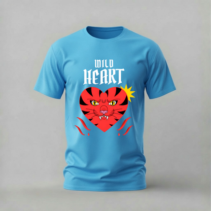 WILD HEART Tiger Graphic T-Shirt