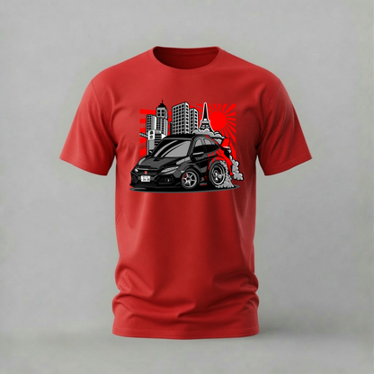HONDA CIVIC TYPE R TOKYO Graphic T-Shirt