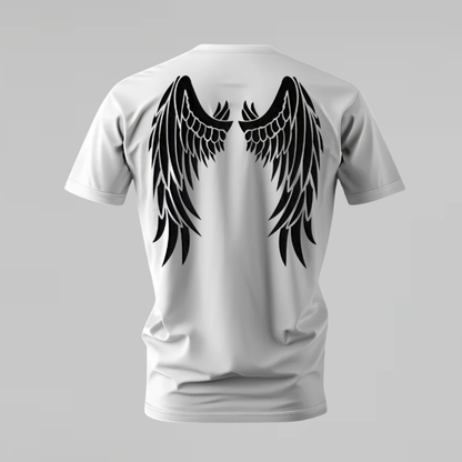 BLACK ANGEL WINGS Graphic T-Shirt