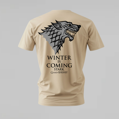 WINTER IS COMING Direwolf Graphic T-Shirt