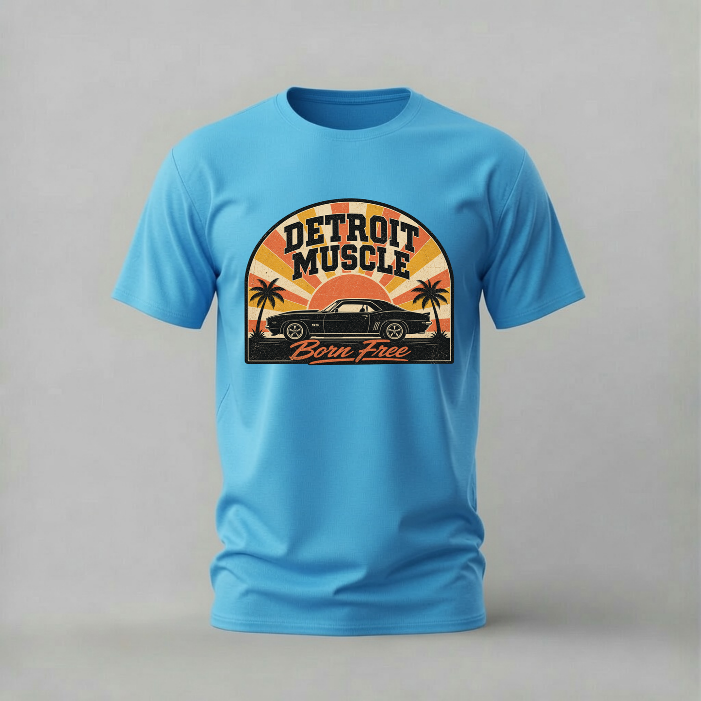 DETROIT MUSCLE Graphic T-Shirt