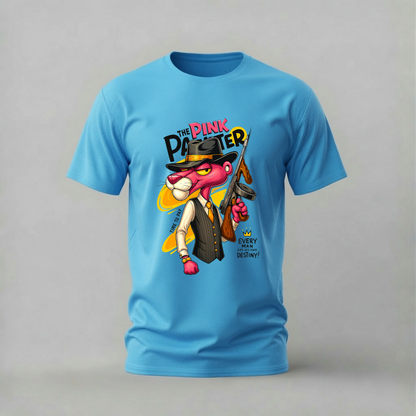 PINK PANTHER Gangster Graphic T-Shirt