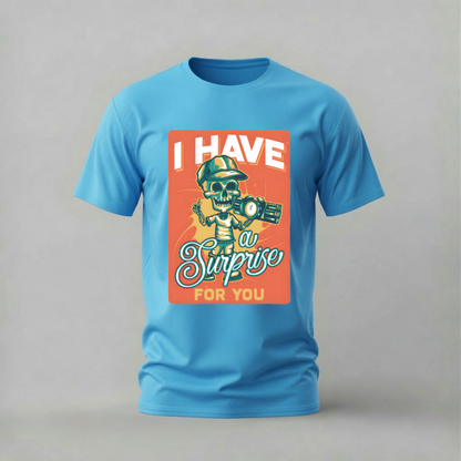 I HAVE A SURPRISE FOR YOU Skull Graphic T-Shirt
