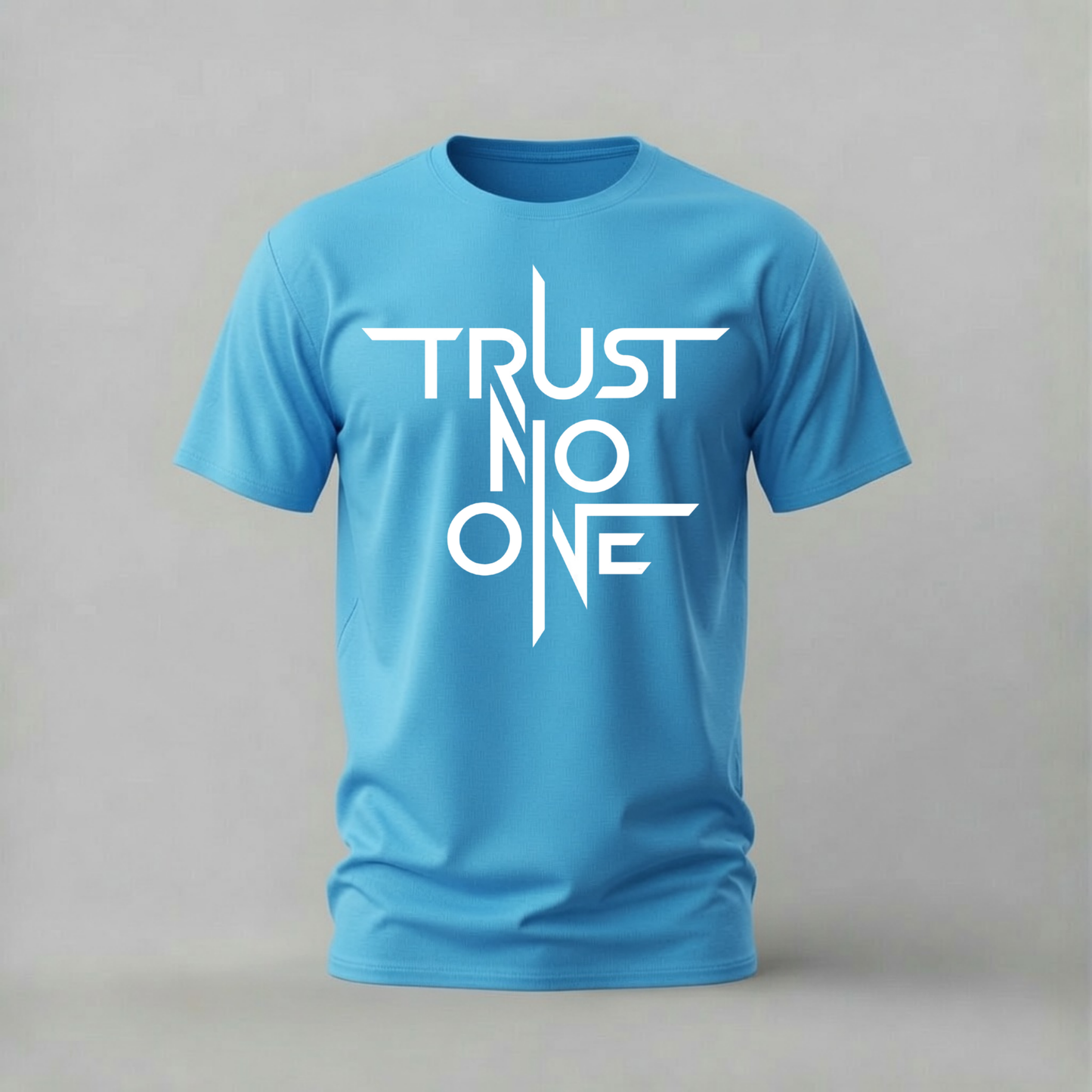 TRUST NO ONE Typography Graphic T-Shirt
