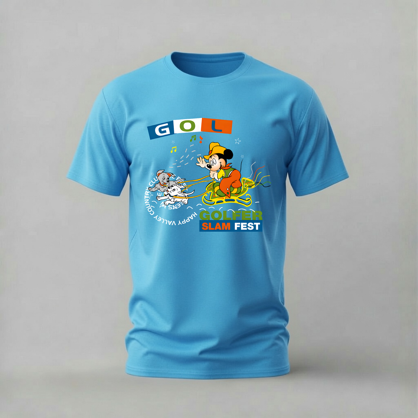 GOLFER SLAM FEST Mickey Graphic T-Shirt