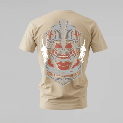 ATTACK ON TITAN Armored Face Graphic T-Shirt