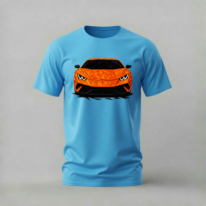 LAMBORGHINI Low Poly Graphic T-Shirt
