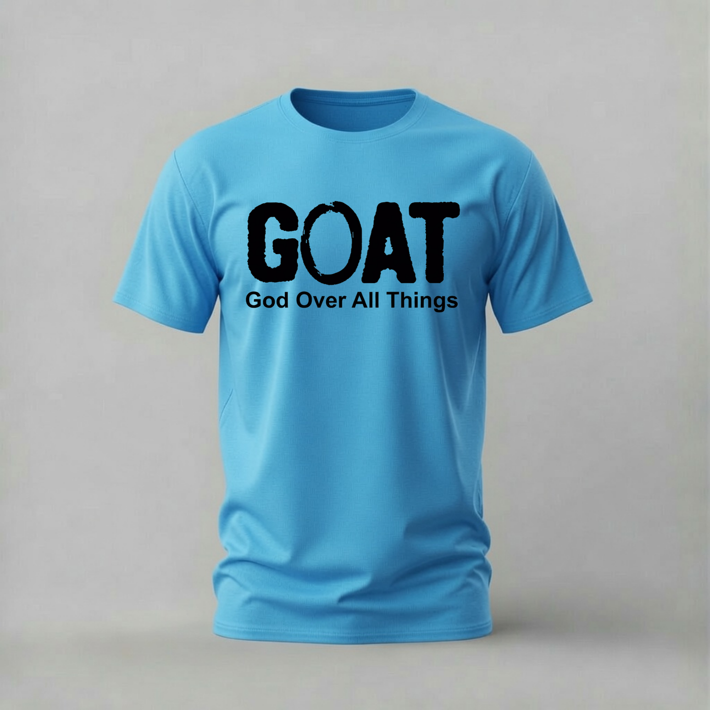 GOAT God Over All Things Graphic T-Shirt