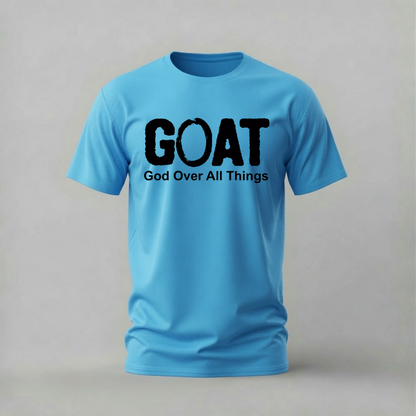 GOAT God Over All Things Graphic T-Shirt