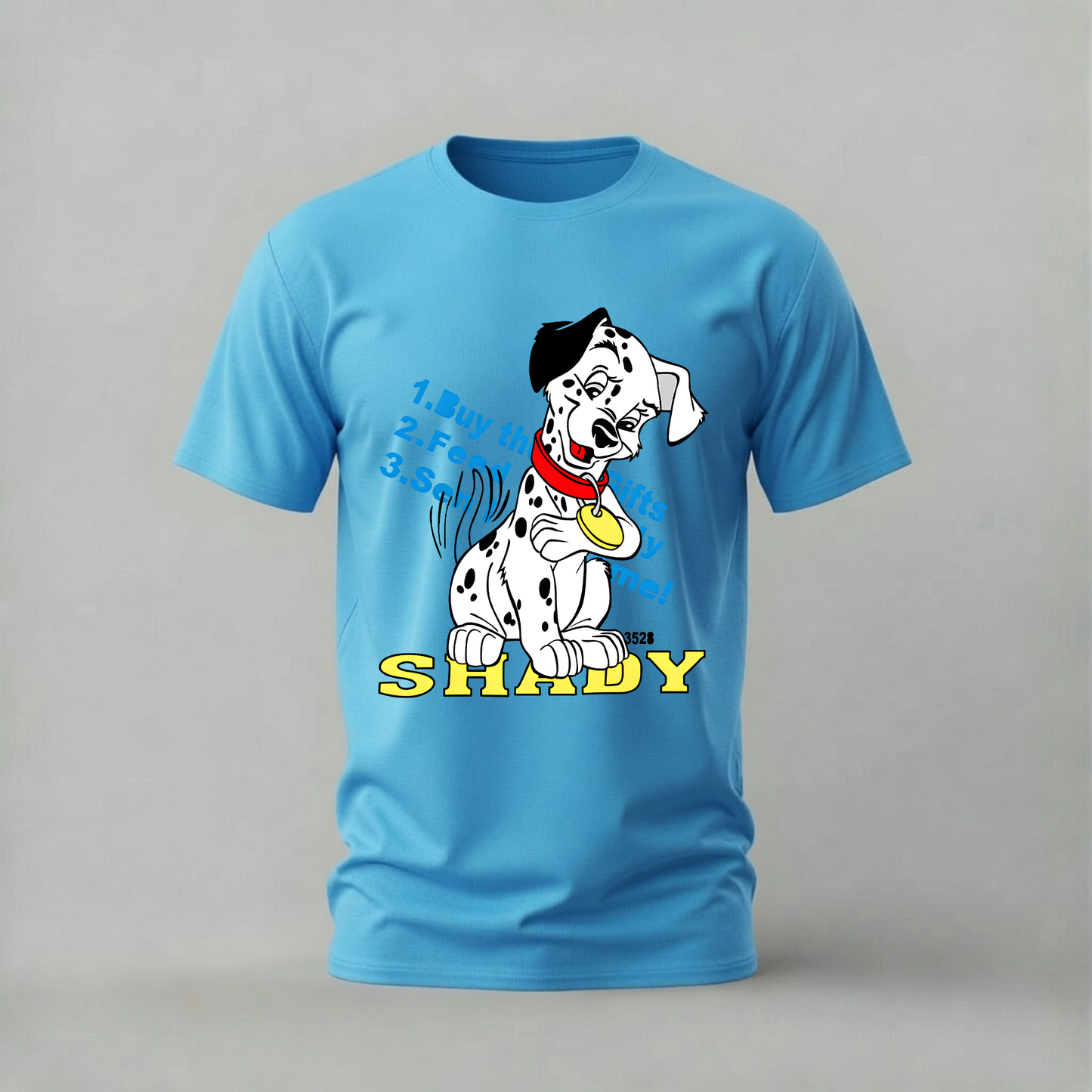 SHADY Dalmatian Graphic T-Shirt