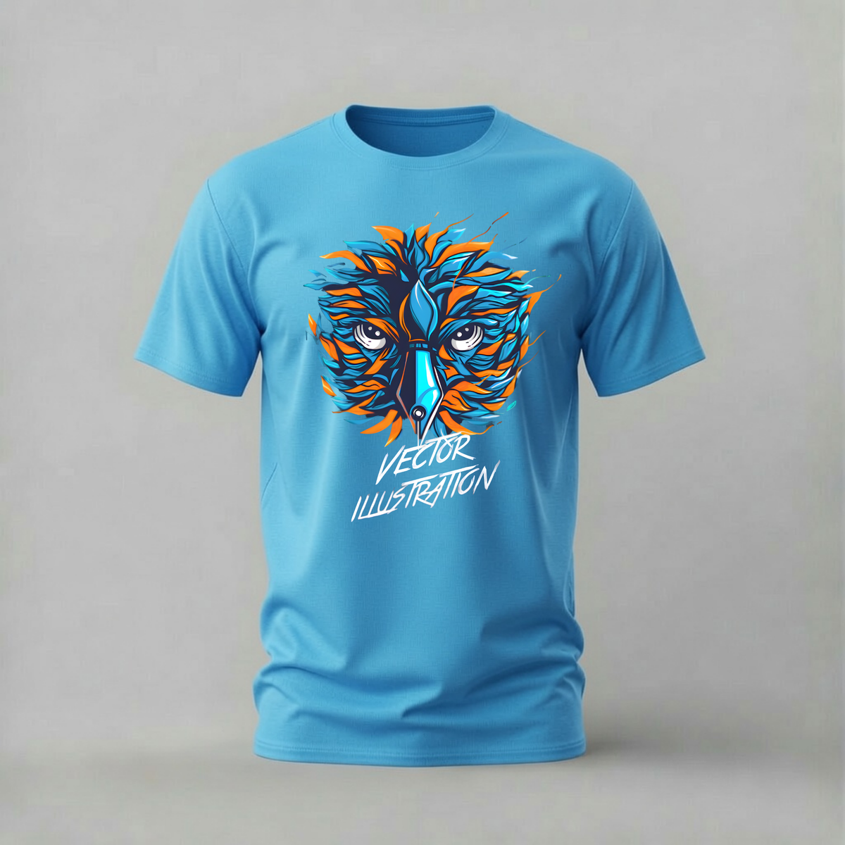 VECTOR ILLUSTRATION Bird Graphic T-Shirt
