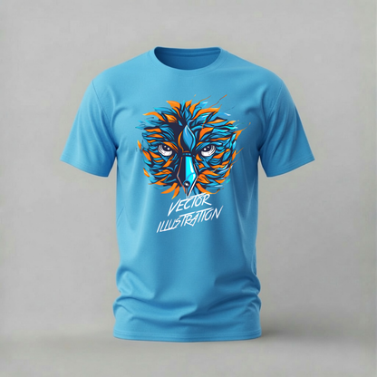 VECTOR ILLUSTRATION Bird Graphic T-Shirt