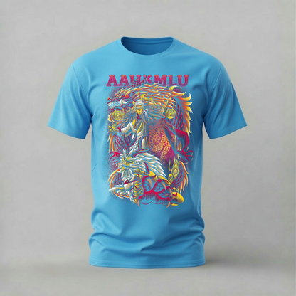 AAUKMLU DRAGON Graphic T-Shirt