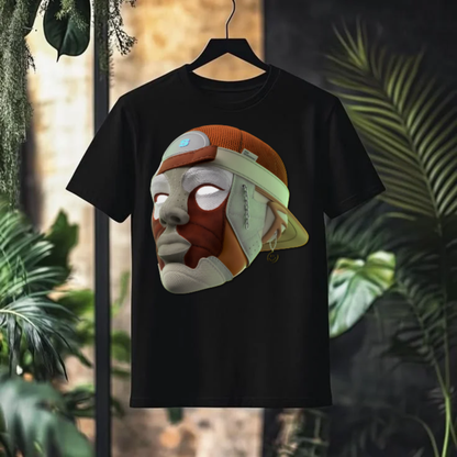 3D Sneaker Head Streetwear Art T-Shirt