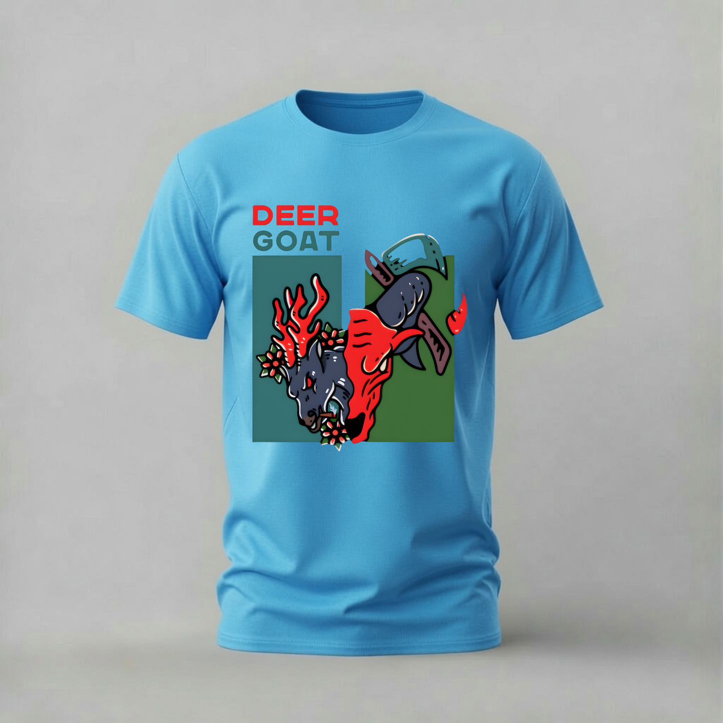 DEER GOAT Graphic T-Shirt