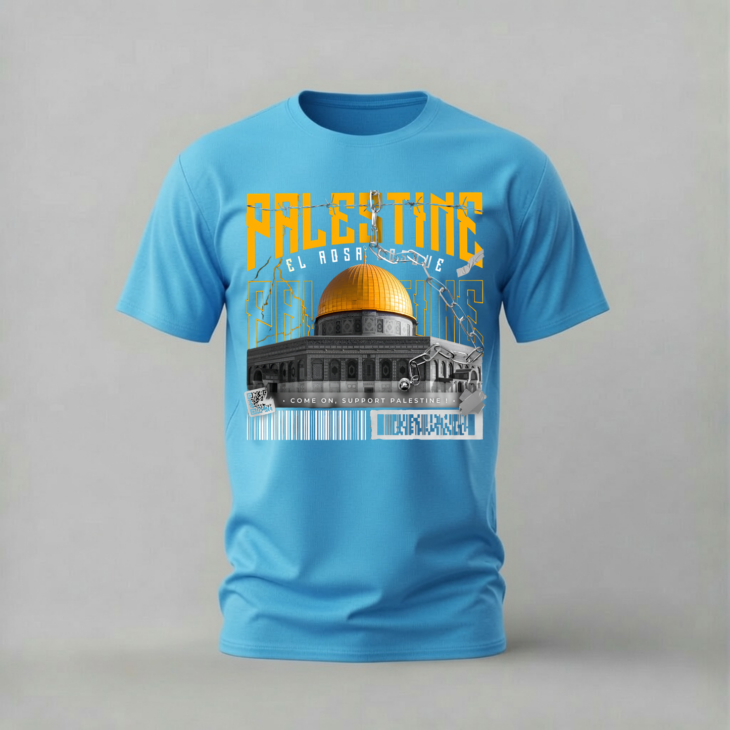 PALESTINE Al Aqsa Mosque Graphic T-Shirt