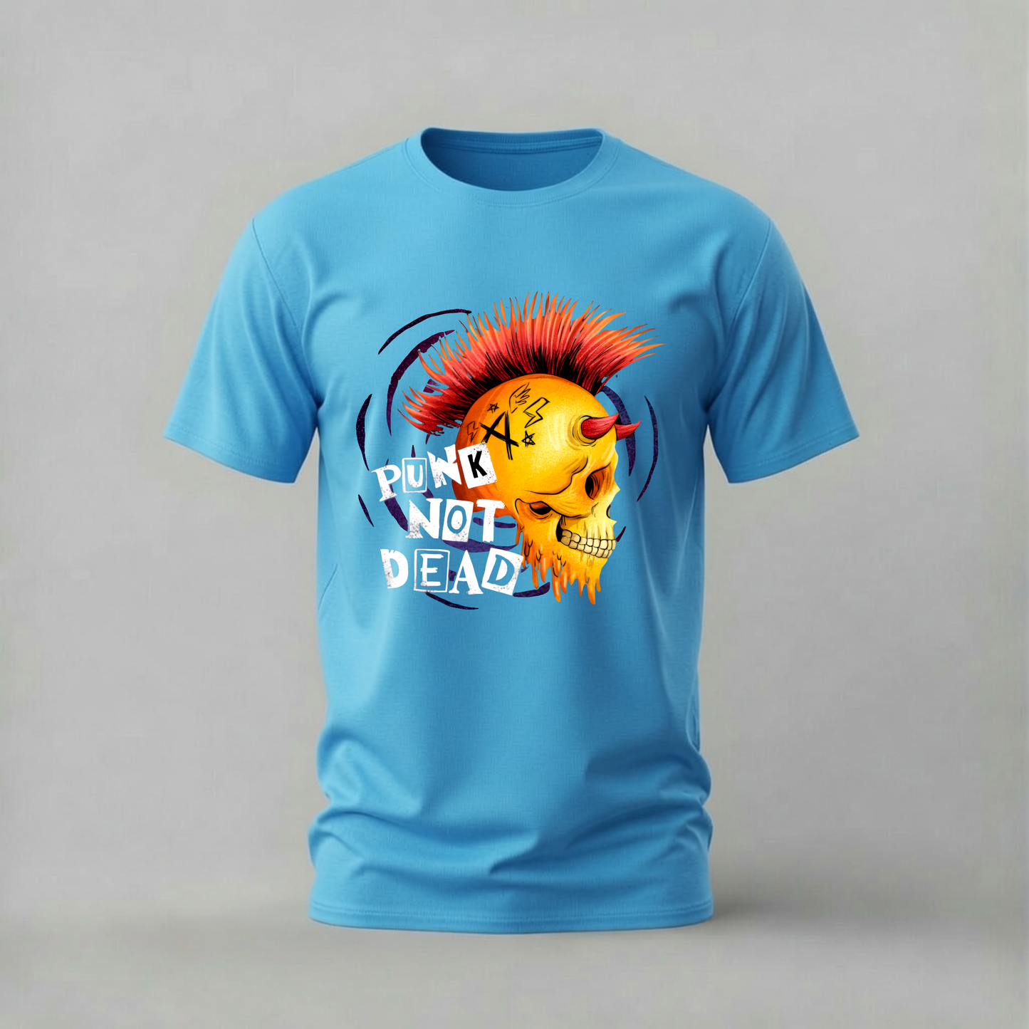 PUNK NOT DEAD Skull Graphic T-Shirt