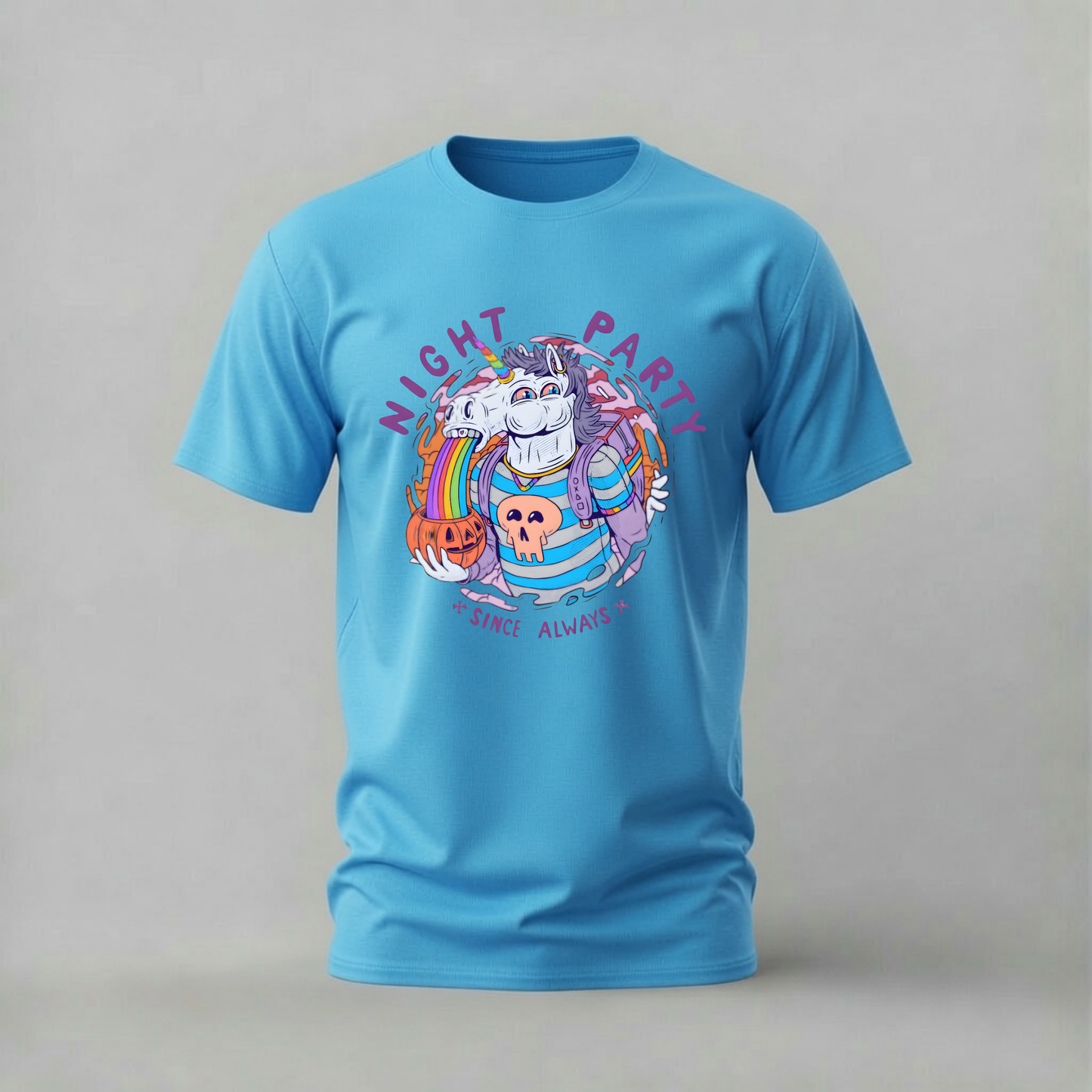 NIGHT PARTY Unicorn Graphic T-Shirt