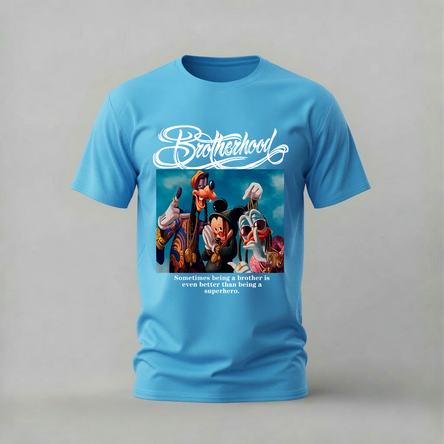 BROTHERHOOD Disney Characters Graphic T-Shirt