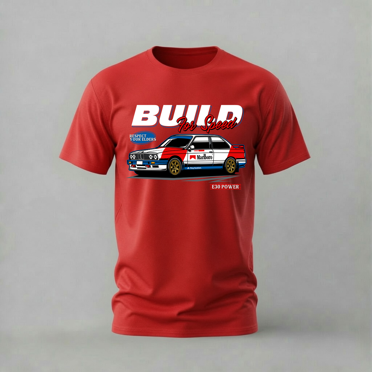 BUILD FOR SPEED E30 Graphic T-Shirt